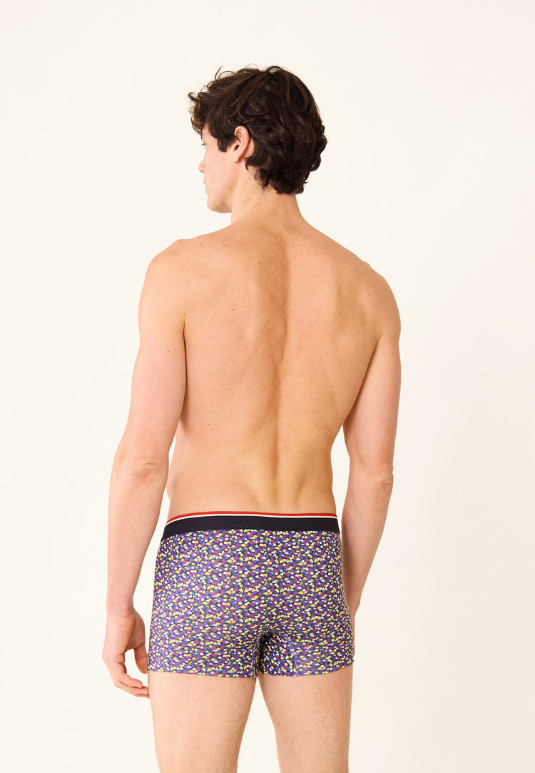 Pack Trio Boxer Redoutable Dazzling Blue Sunflower Marius Cami Sunflower - Le Slip Français - 8