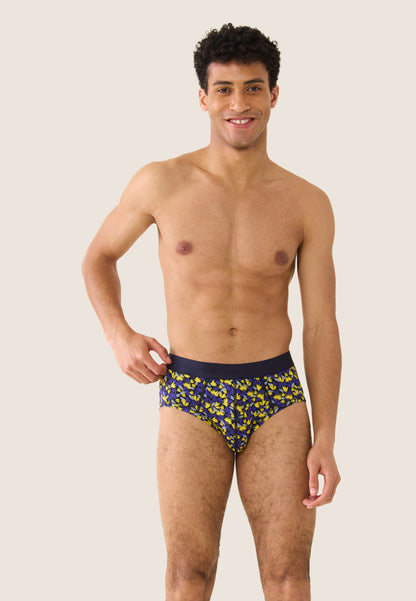 Slip en coton - Terrible Imprimé Poppy Velours Cire