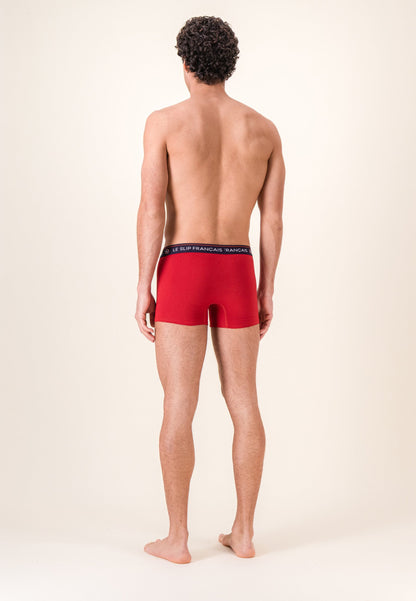 Lot de 3 boxers en coton - Coffret Citoyen Bleu Blanc Rouge