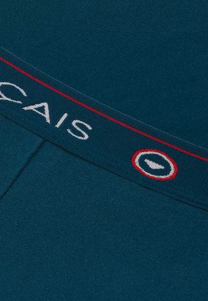 Boxer bleu en coton - Redoutable Bleu Canard