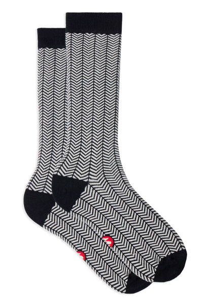 Mid-calf cotton socks - Lucas Chevron