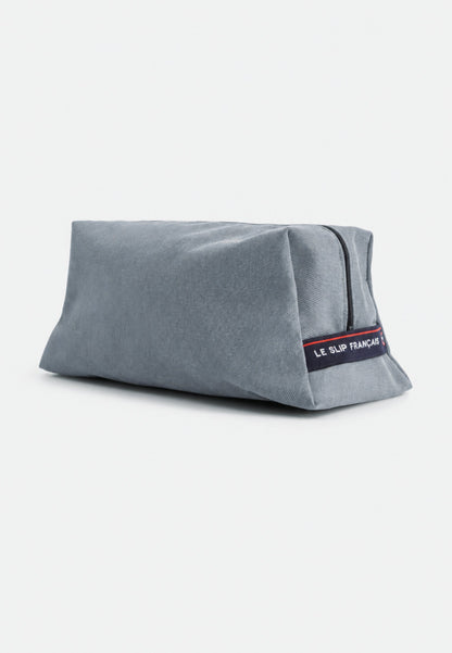 ‍La Trousse de Toilette en Denim Gris Offerte dès 90€ d'achat