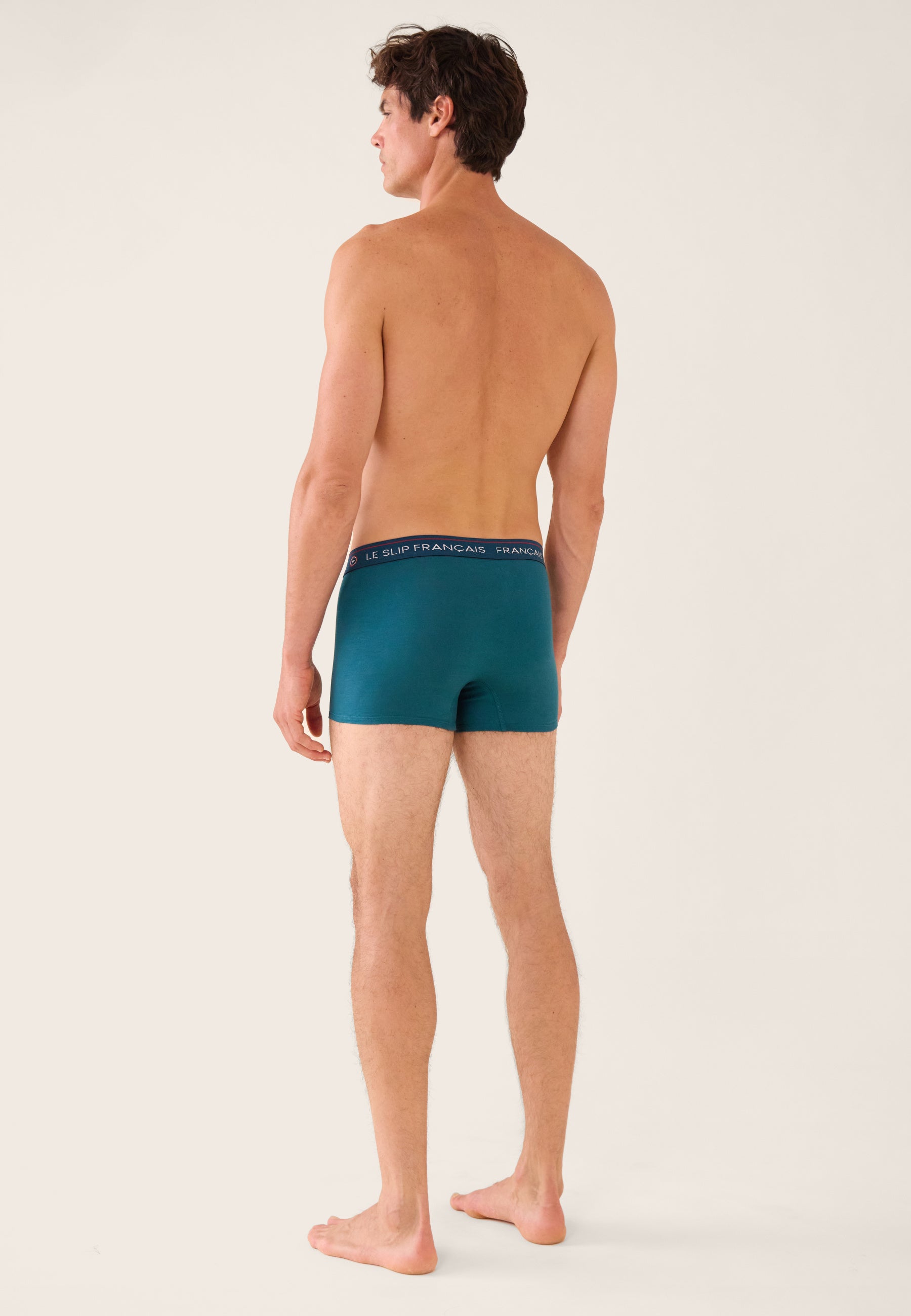 Boxer bleu en coton - Redoutable Bleu Canard