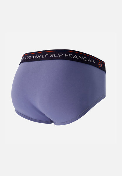 Slip bleu en coton - Intrépide Bleu