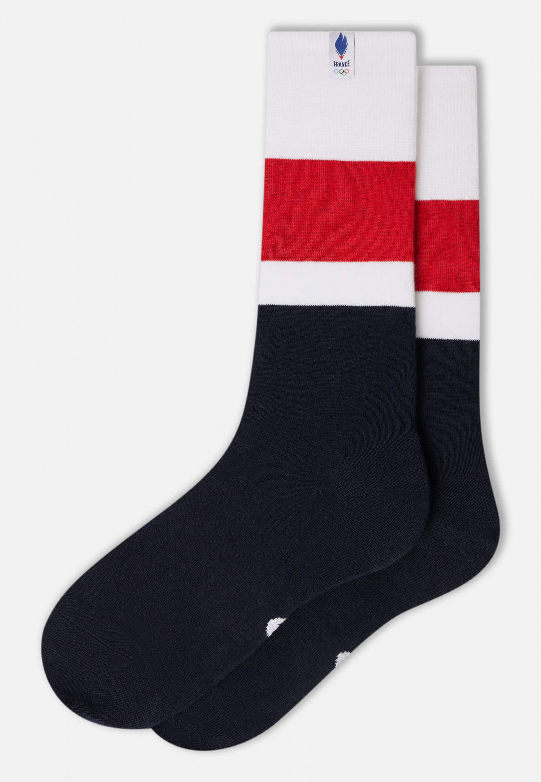 Unisex cotton mid-calf socks - Lucas Marine French Team