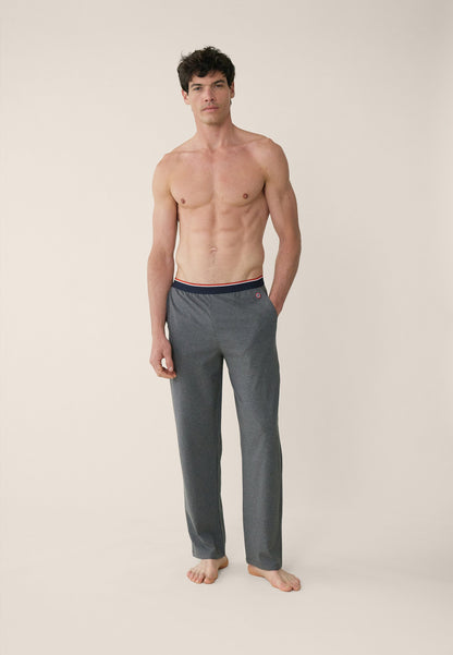Bas de pyjama en coton - Toudou Gris Anthracite