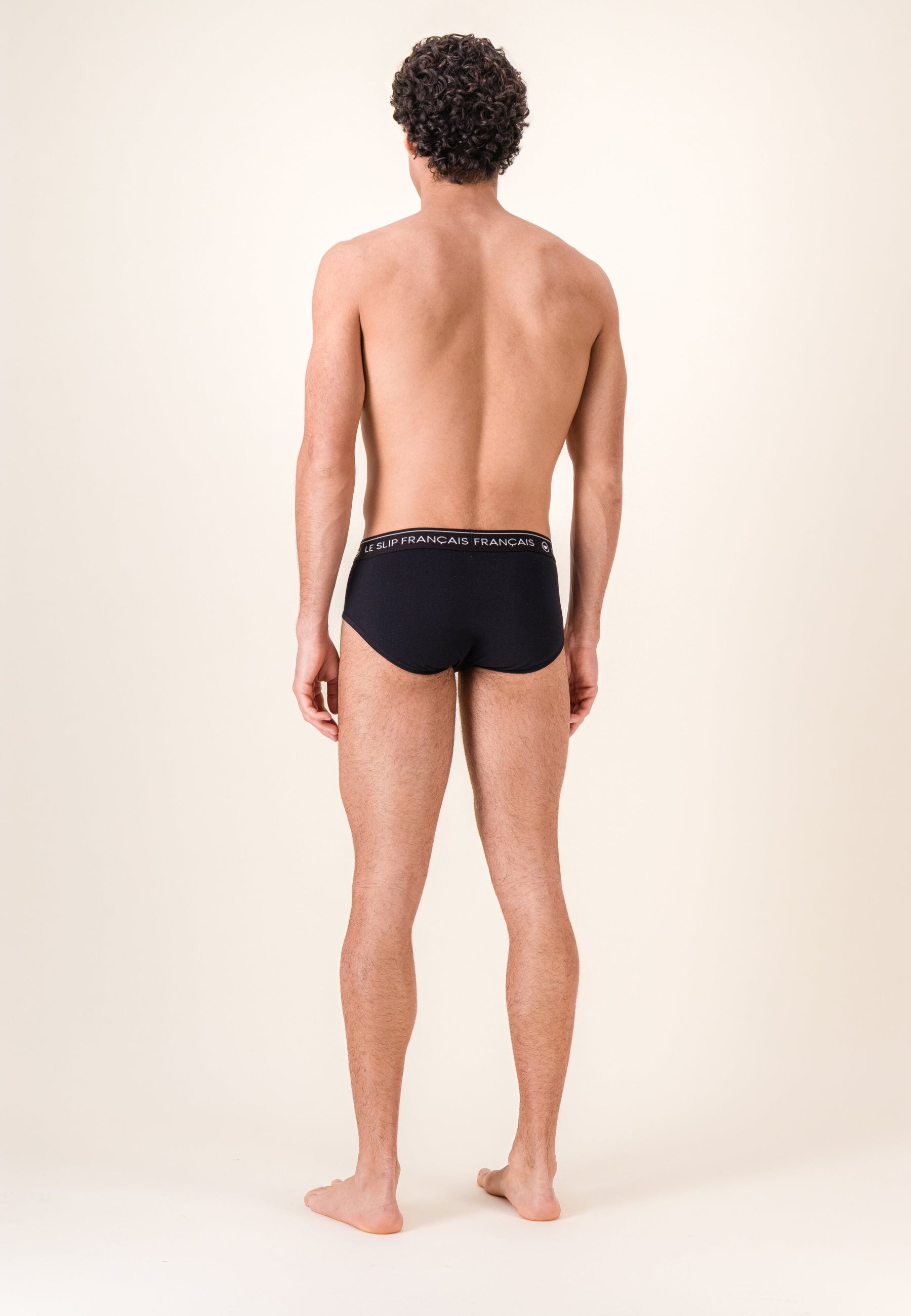 Slip noir en coton - Intrépide Noir