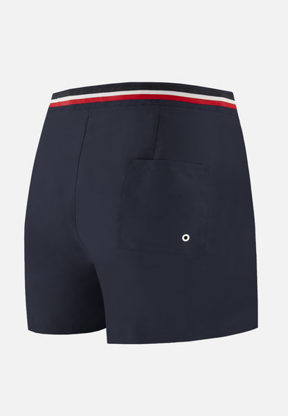 Short de bain court recyclé - Cap Dark Blue