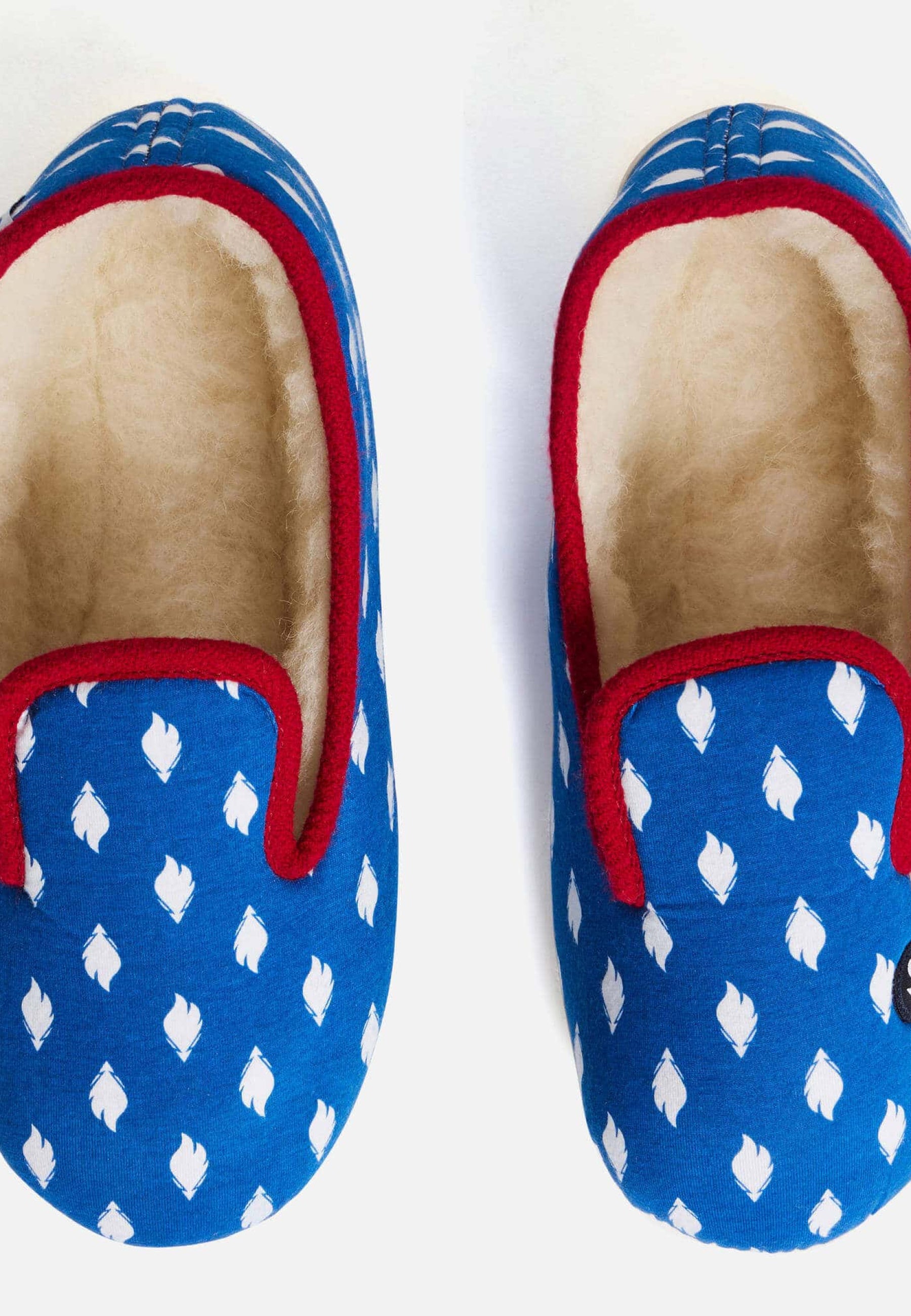 Chaussons d'intérieur en laine - Charentaises Coq