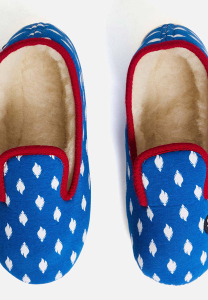 Chaussons d'intérieur en laine - Charentaises Coq