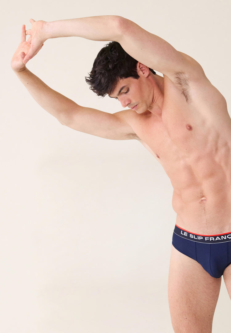Grégoire Navy Brief Duo Pack Black - Le Slip Français - 9