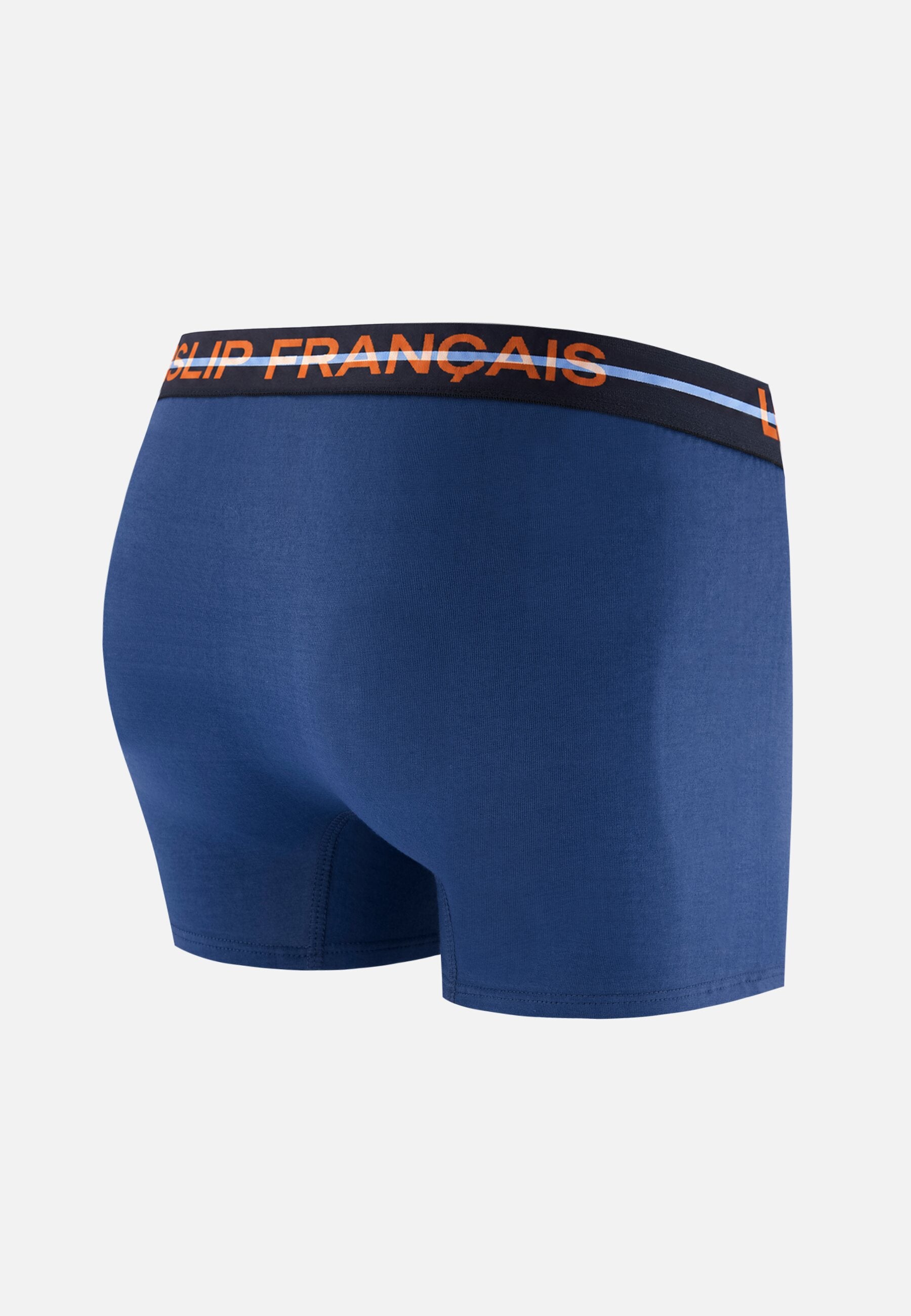 Boxer bleu en coton - Redoutable Bleu Acier