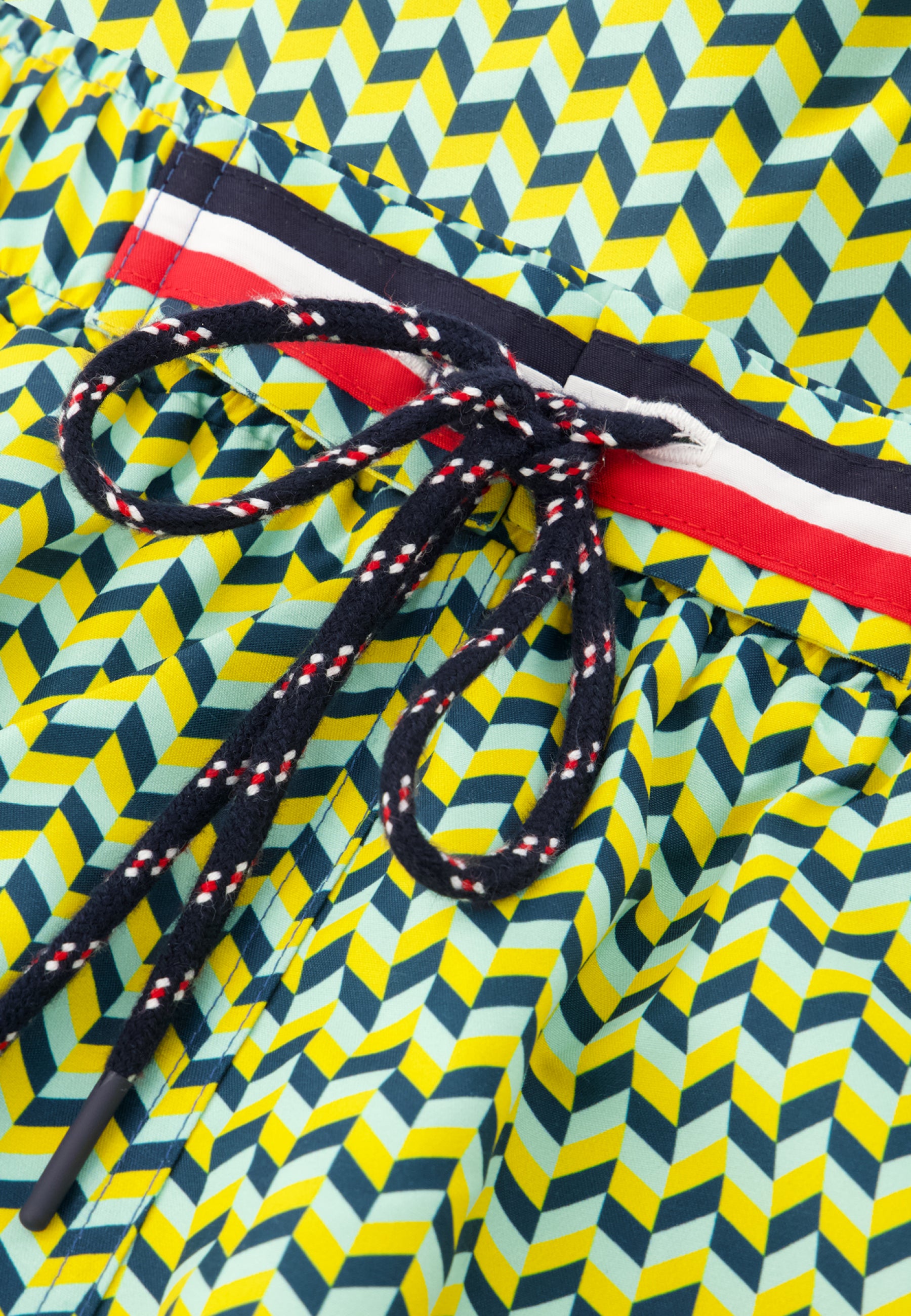 Short de bain court - Liamone Chevron Tricolor