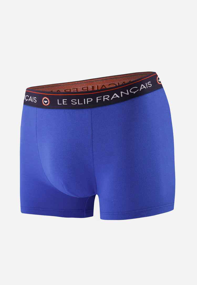 Boxer en coton - Redoutable Bleu Eblouissant - Le Slip Français - 1