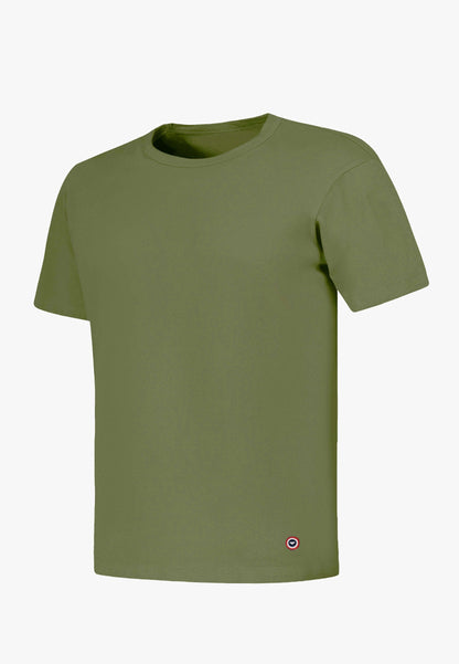 T-shirt homme vert à manches courtes en coton - Formidable Kaki Veronese