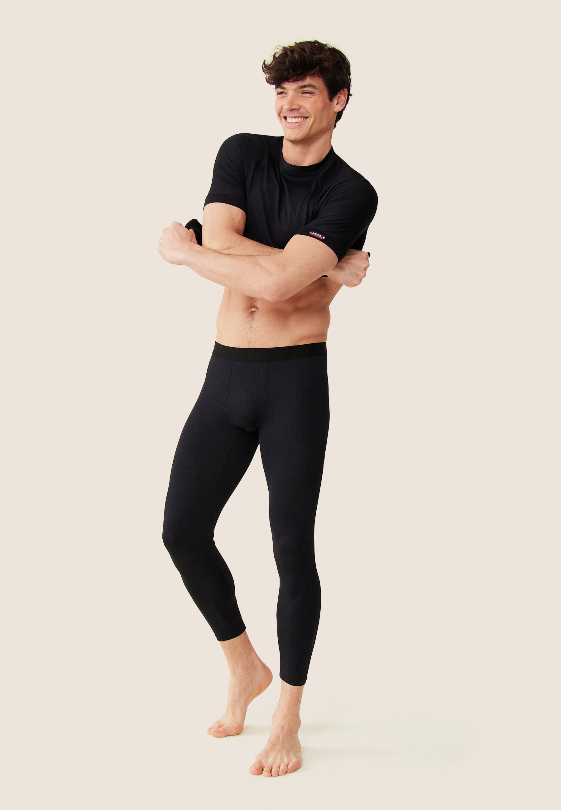 Polyamide leggings - Toby Training Leggings Black