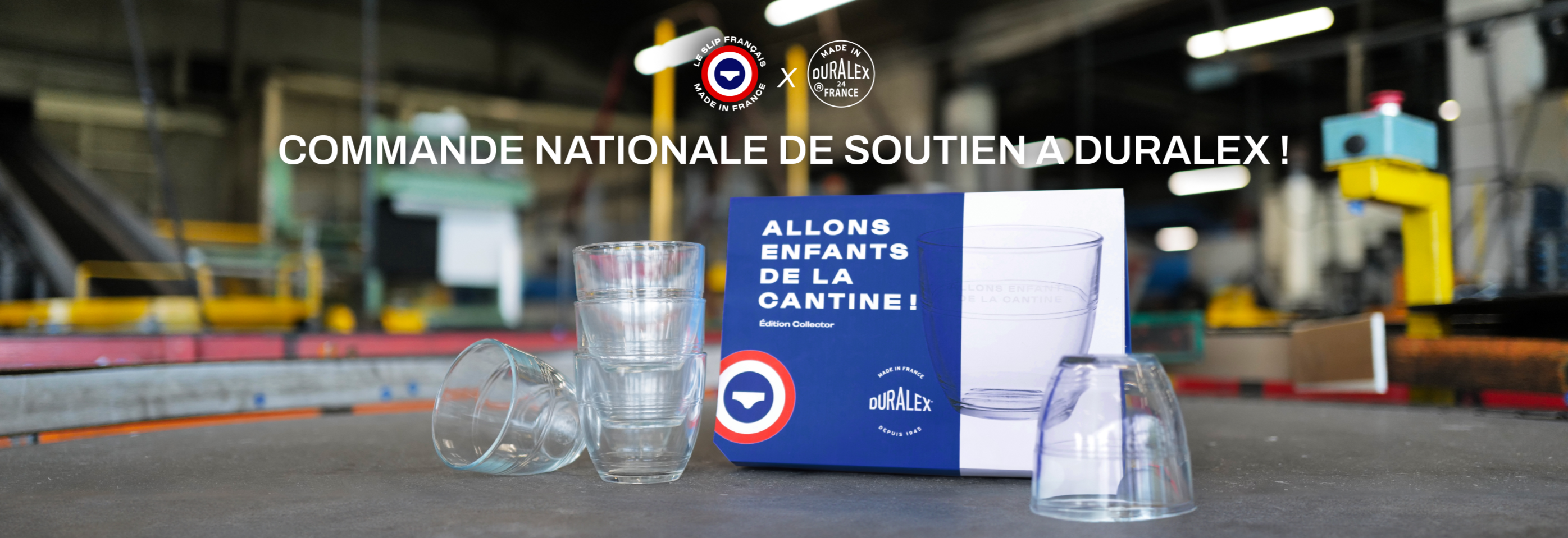 Le Slip Français x Duralex