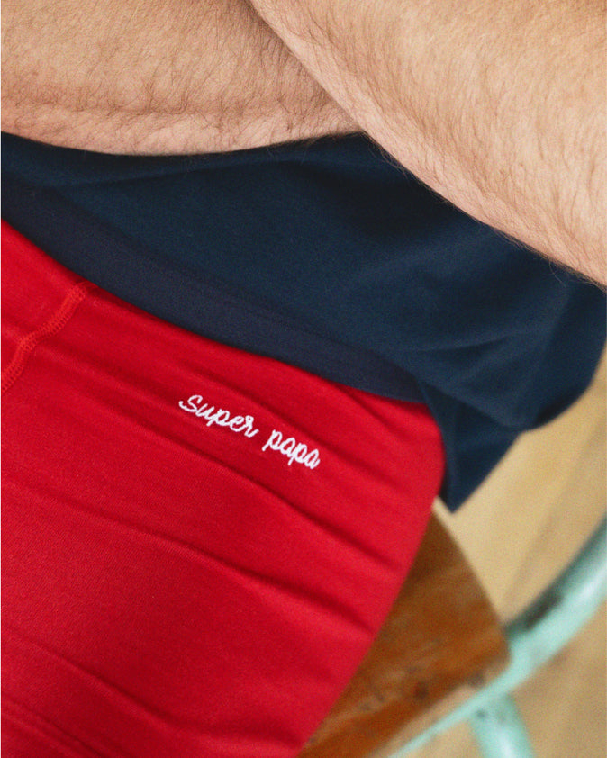 Le Slip Français Redoutable - Boxer Lungo Intimo Uomo, Taglio Metà Coscia, 100% Made In France, Ecologico, Cotone Di Qualità, Cintura Elastica 3,5 Cm - 4