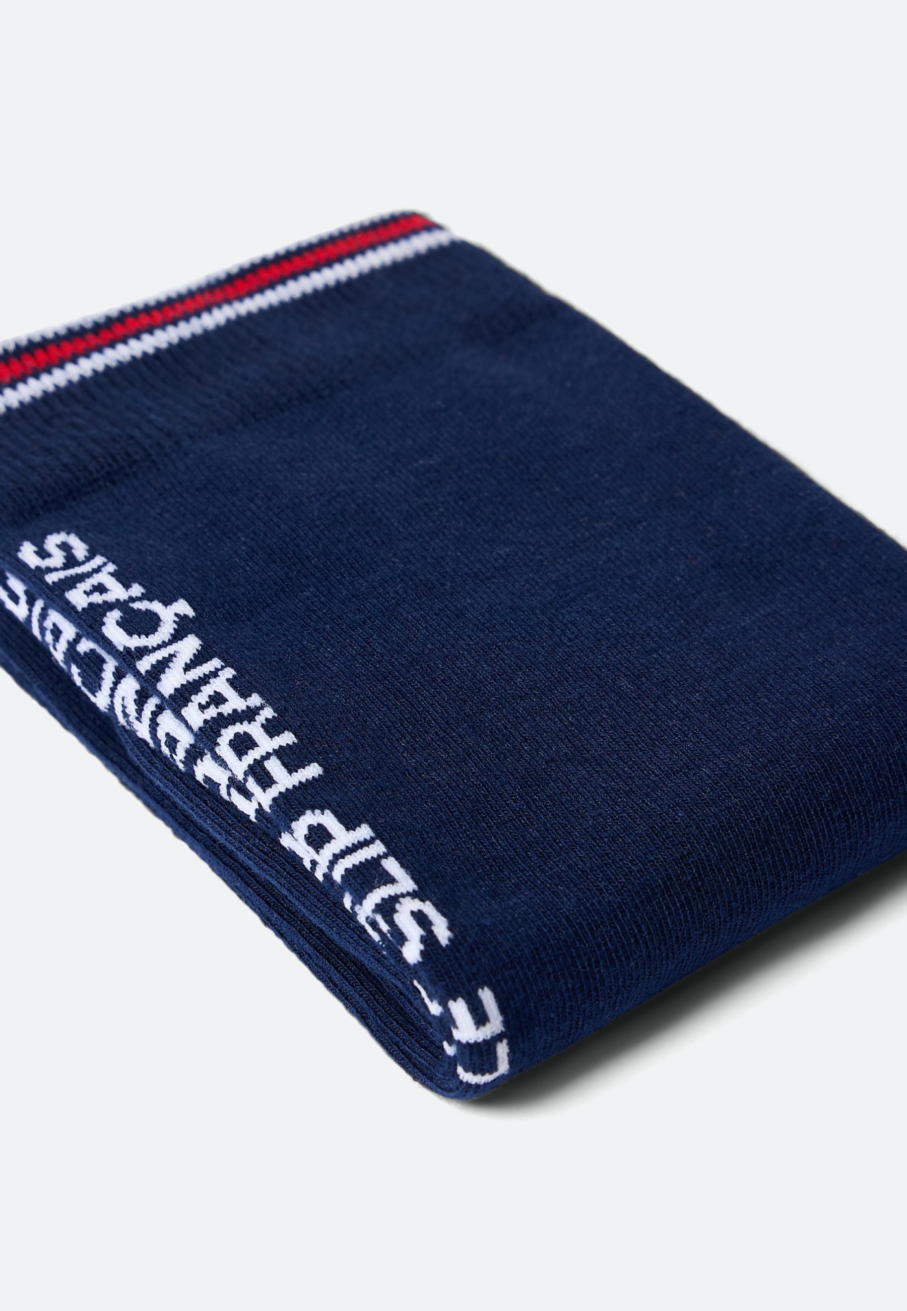 Chaussettes mi-hautes en coton - Cliff Marine