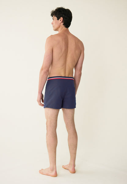 Short de bain court recyclé - Cap Dark Blue