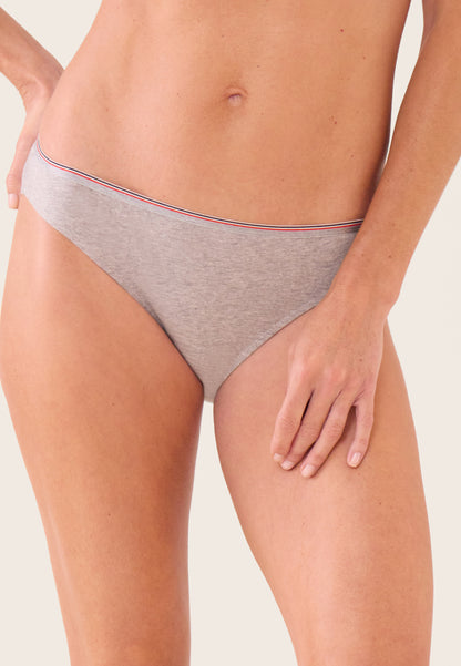 Culotte grise en coton - Lucette Grise