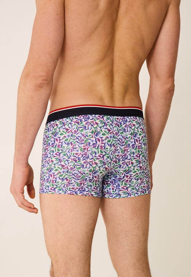 Marius Tulipe Redoutable Dazzling Blue Boxer Duo Pack - Le Slip Français - 4