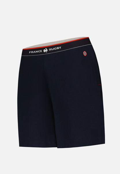 Short de pyjama bleu marine - Zouzou Marine France Rugby