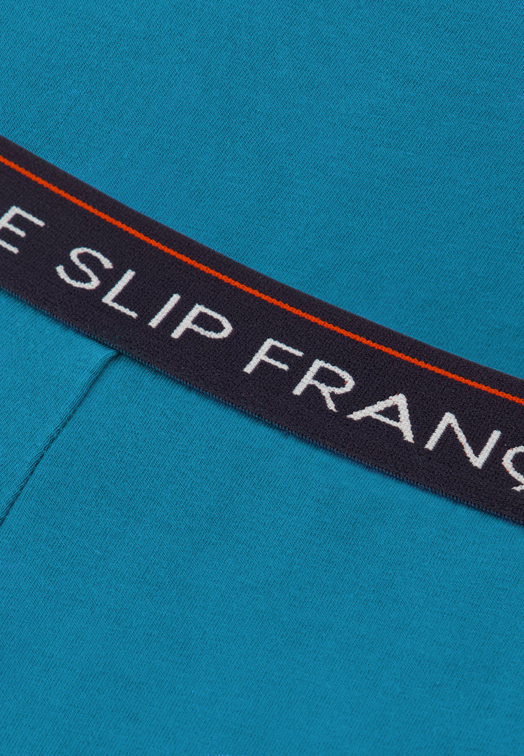Boxer bleu topaz en coton - Redoutable Topaz - Le Slip Français - 5
