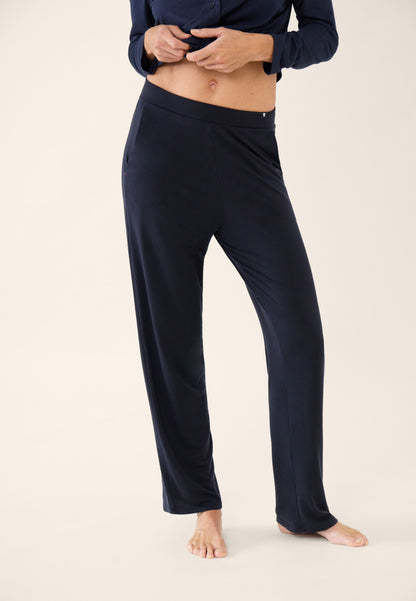Viscose pajama pants - Azuma Navy Blue