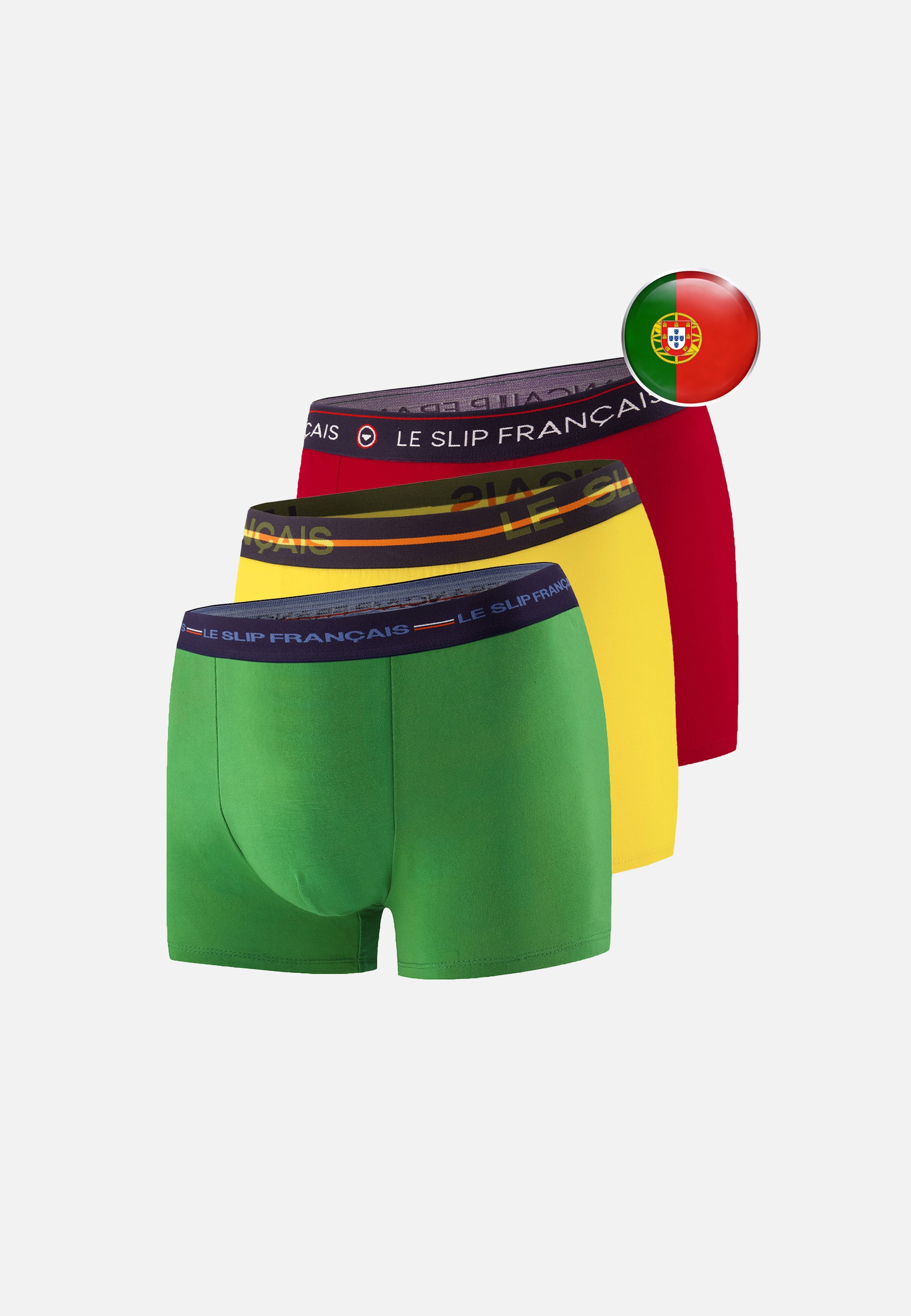 Lot de 3 boxers en coton - Pack Supporter Portugal
