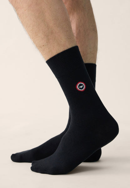 Lot de 3 chaussettes mi-hautes - Chaussettes Noires