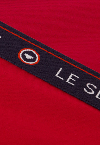 Culotte taille haute rouge en coton - Rieuse Rouge Cerise