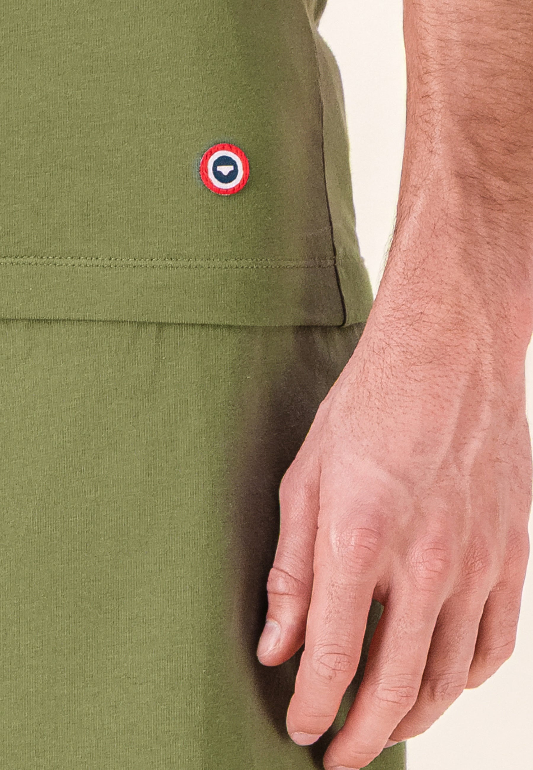 Débardeur homme vert en coton - Fulminant Kaki Veronese