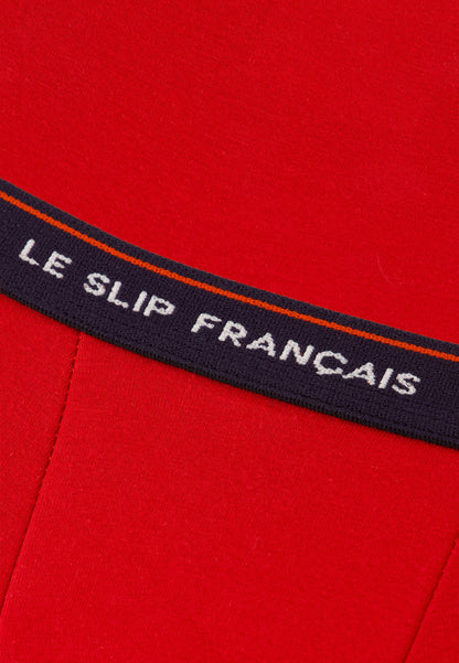 Boxer enfant rouge en coton - Petit Joseph Rouge Cerise