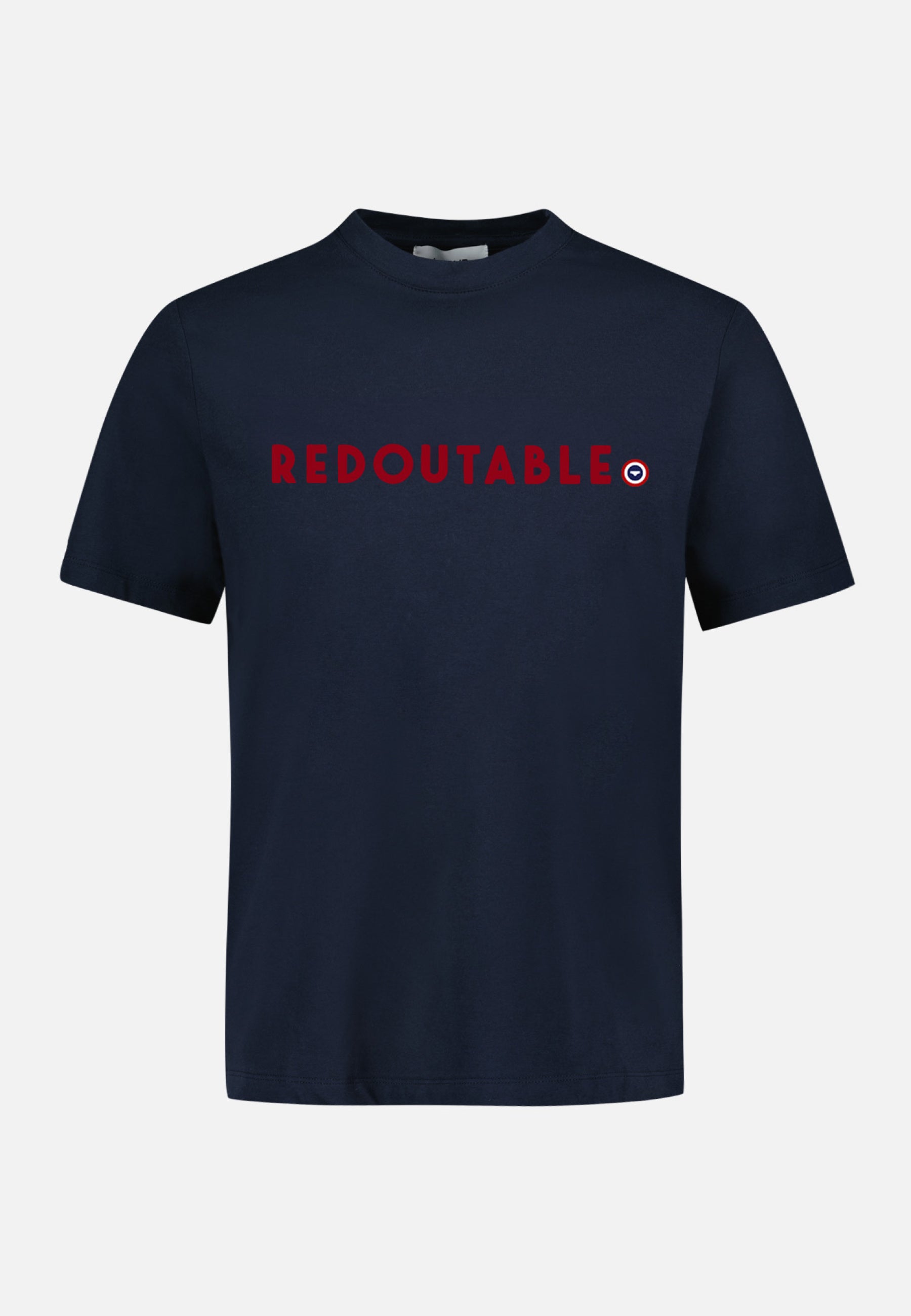 T-shirt mixte col rond en coton - Jean-P Marine