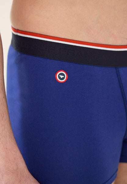 Boxer indigo en coton - Marius Indigo
