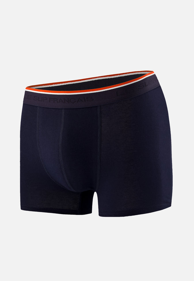 le slip français Boxer en coton Marius Marine