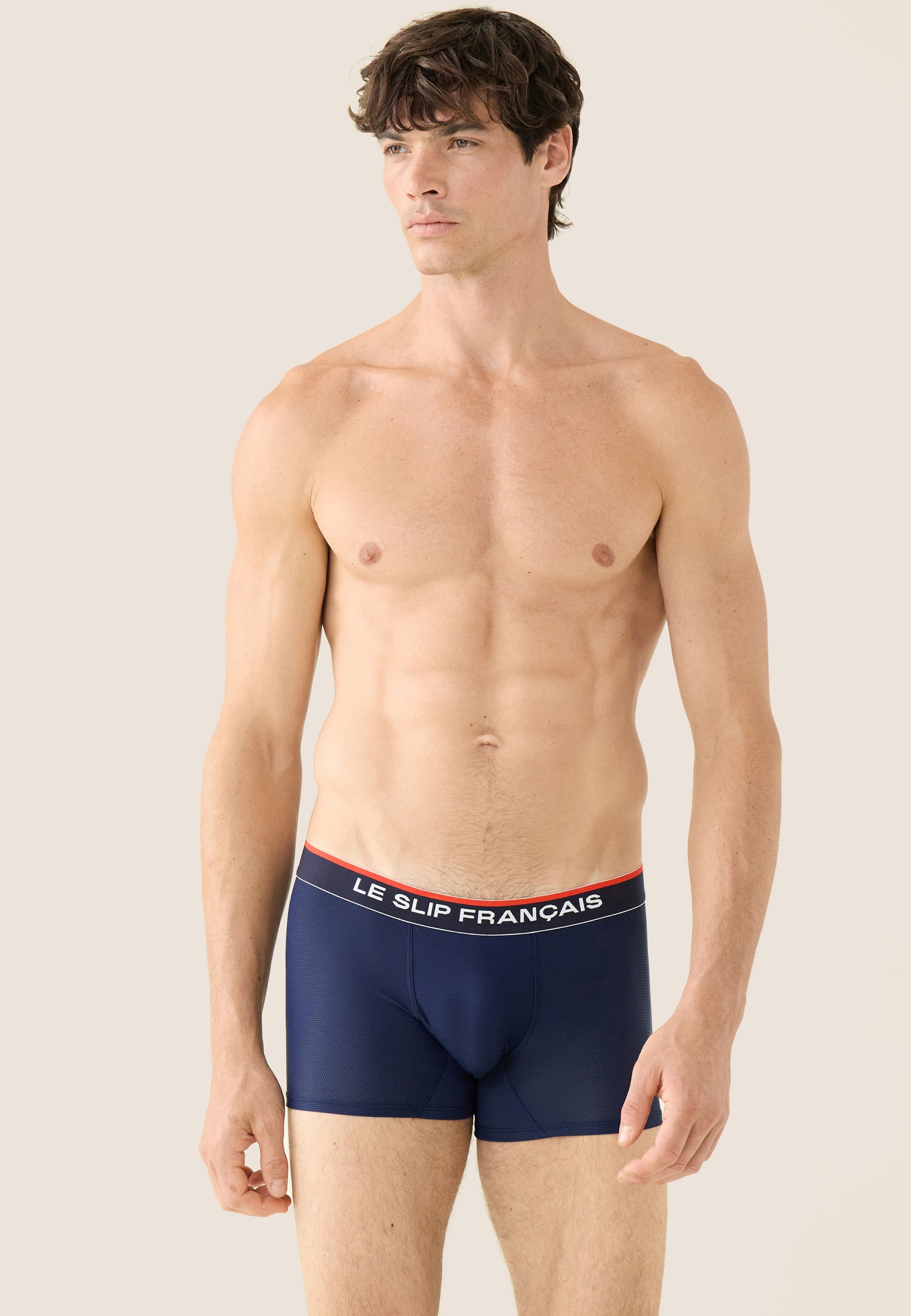 Lot de 2 boxers marine de sport - Courageux Marine