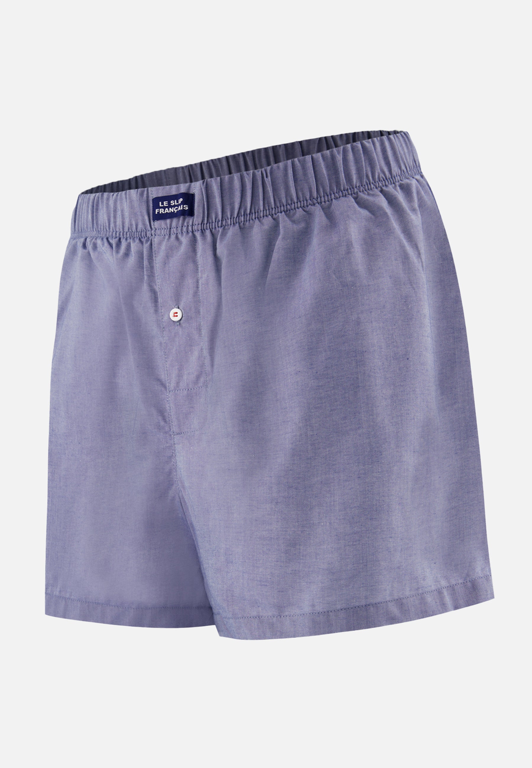 Caleçon bleu jean en coton - Jacques Chambray
