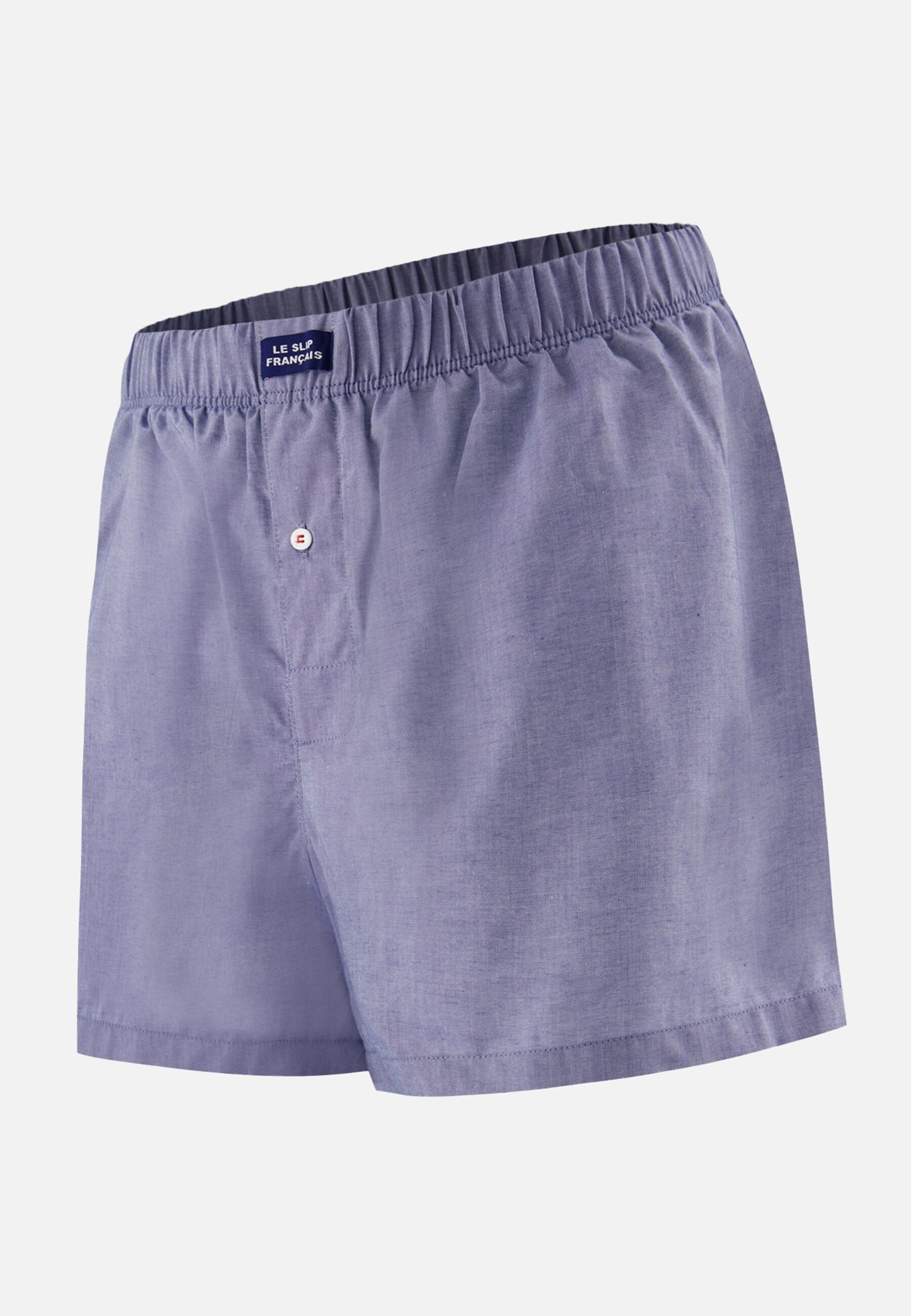 Caleçon bleu jean en coton - Jacques Chambray
