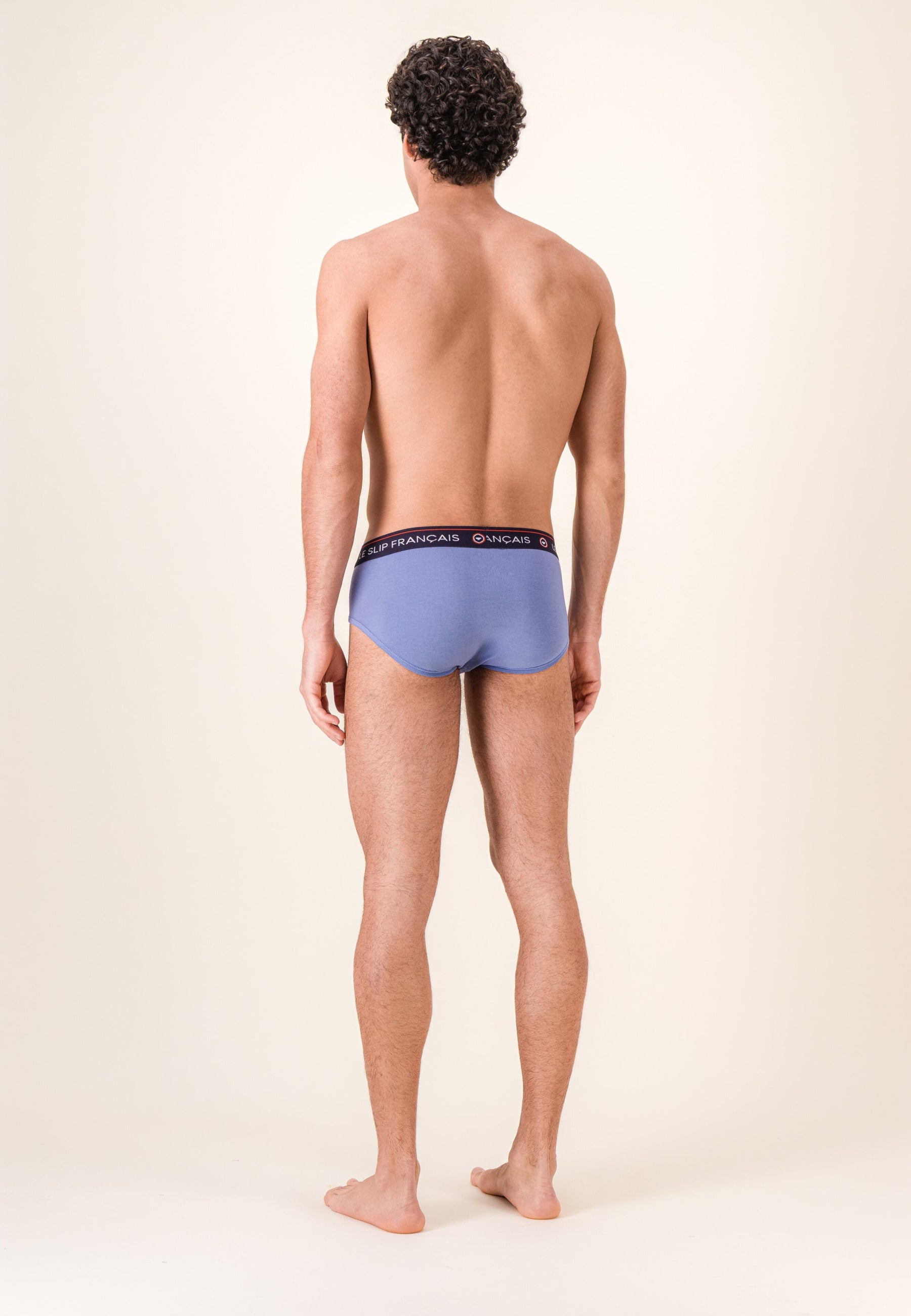 Slip bleu en coton - Intrépide Bleu Jean