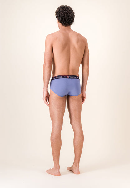 Slip bleu en coton - Intrépide Bleu Jean