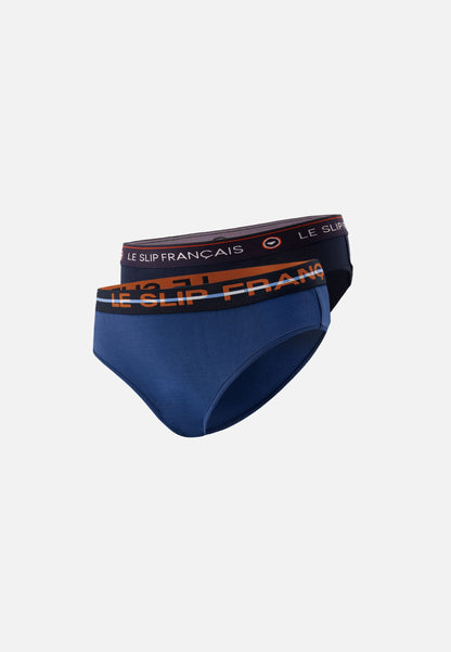 Lot de 2 culottes   en coton - Culottes Acier Marine