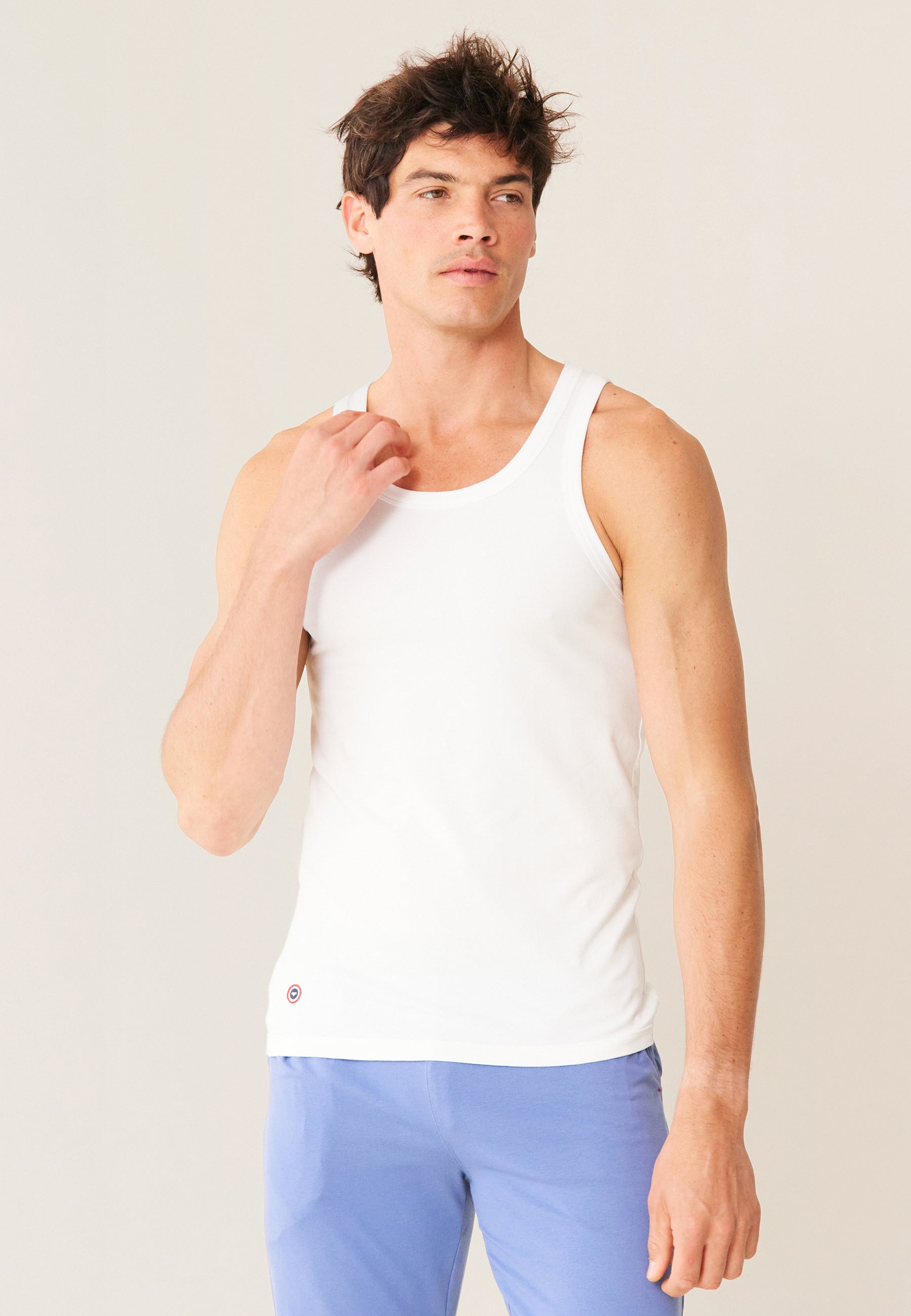 Débardeur en coton - Edgar Blanc - Le Slip Français -  1