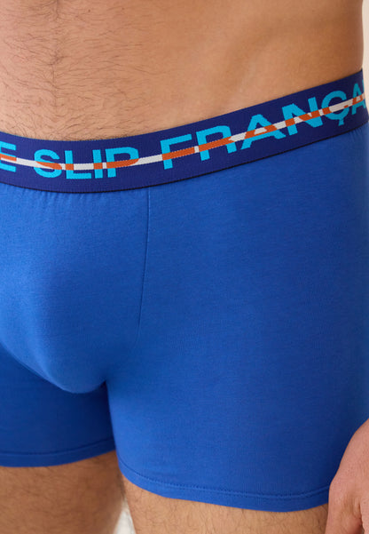 Blue cotton boxer shorts - Redoutable Nautical Blue