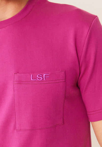 Men's cotton T-shirt - Sasha Betterave