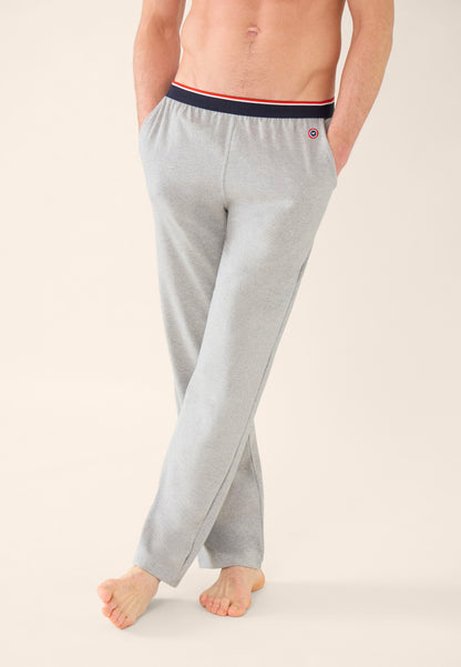 Bas de pyjama en coton - Toudou Gris Chiné