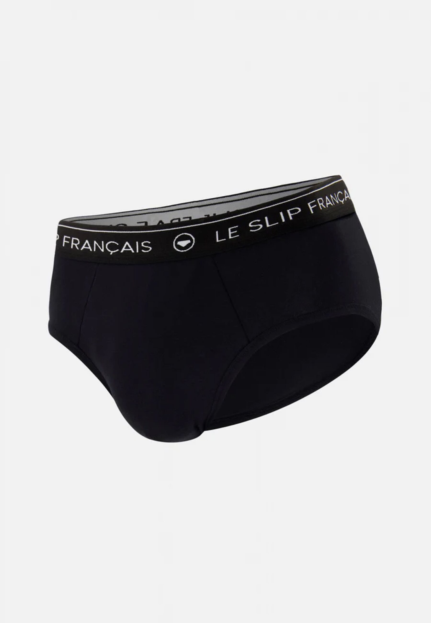 Slip noir en coton - Intrépide Noir