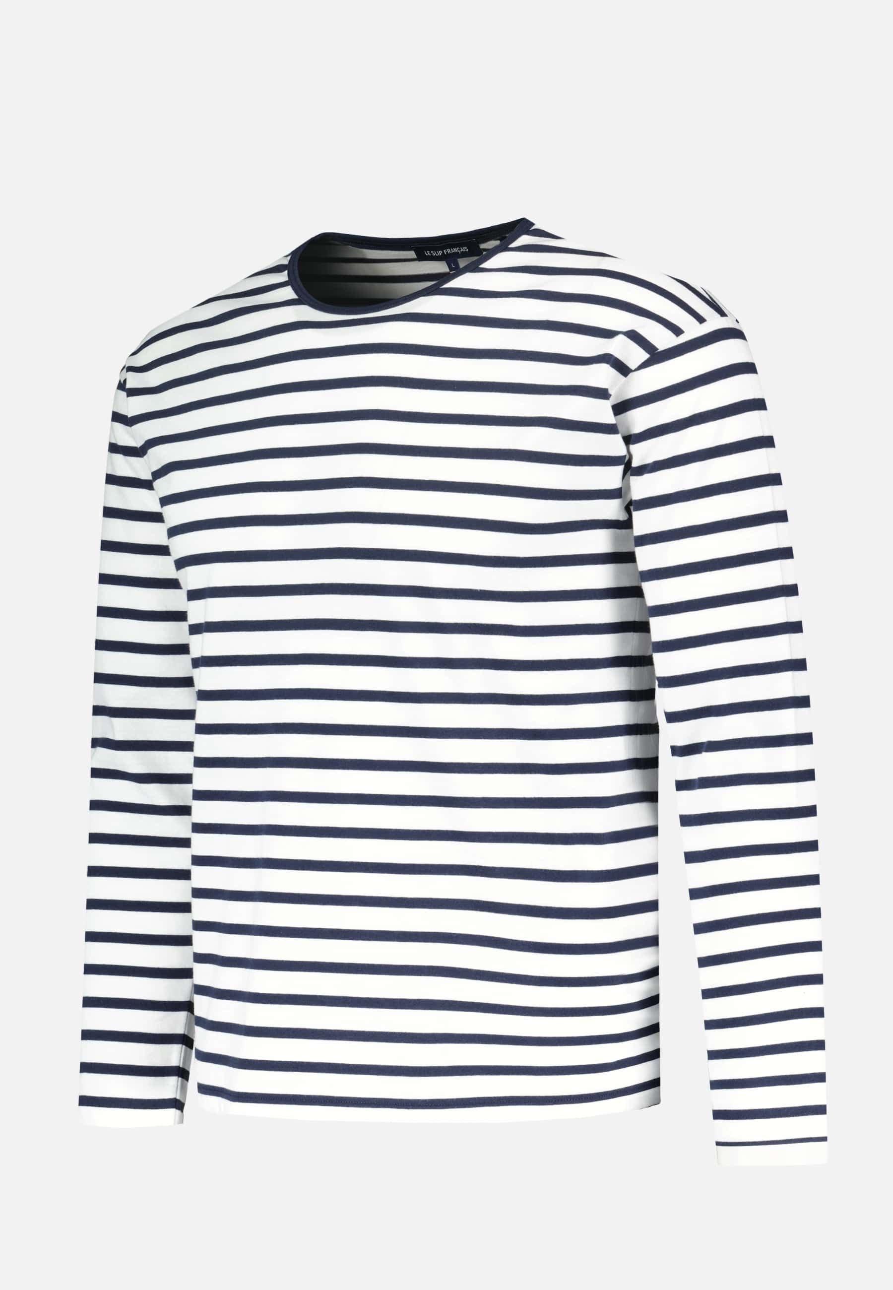 Blue striped sailor shirt - Unisex long-sleeved sailor shirt