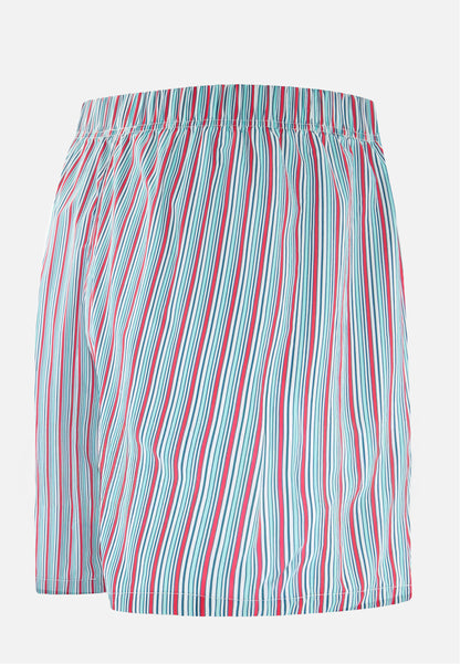 Short striped mattress pink cotton pyjama bottoms - Jacquot Striped Mattress Pink Cherry